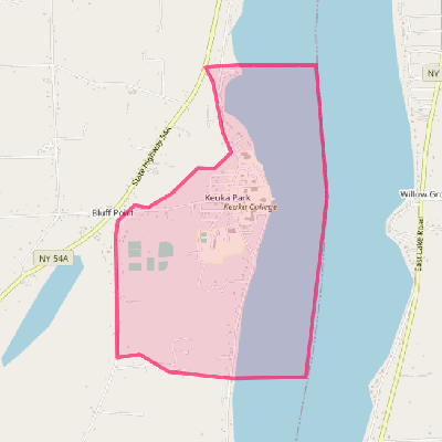 Map of Keuka Park