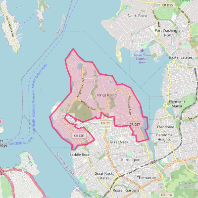 Map of Kings Point