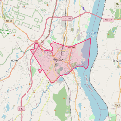 Map of Kingston