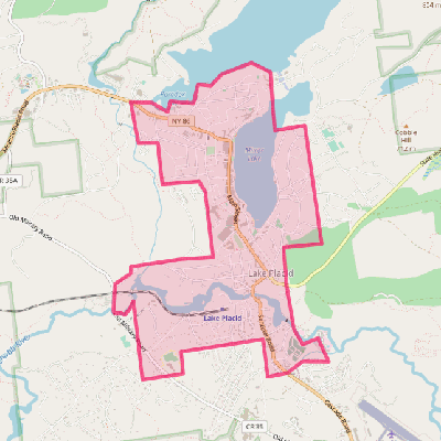 Map of Lake Placid