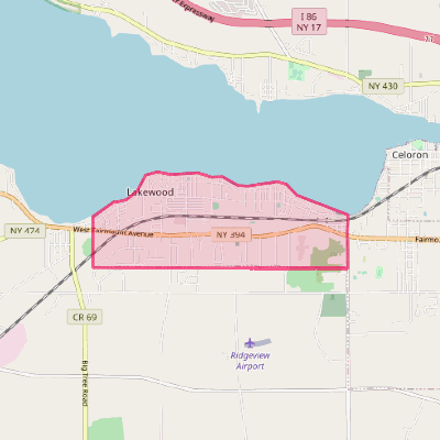 Map of Lakewood