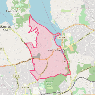 Map of Laurel Hollow