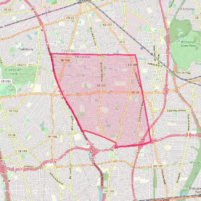 Map of Levittown