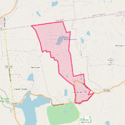 Map of Lincolndale