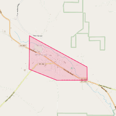 Map of Little Valley
