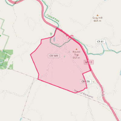 Map of Livingston Manor
