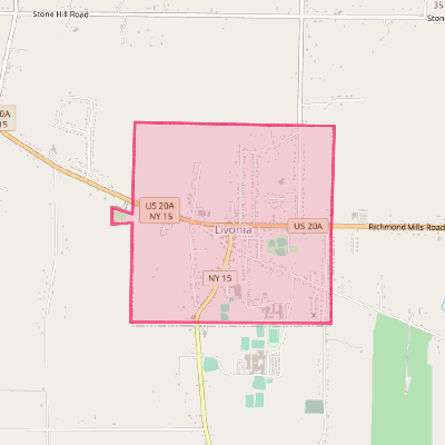 Map of Livonia