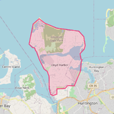 Map of Lloyd Harbor
