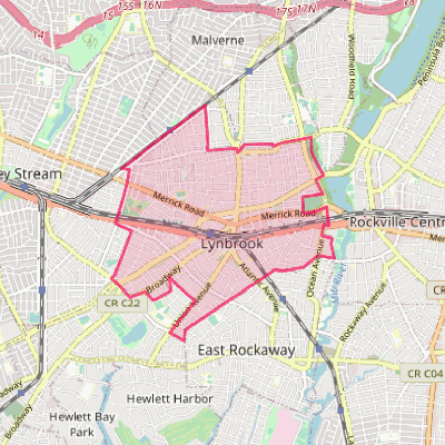 Map of Lynbrook