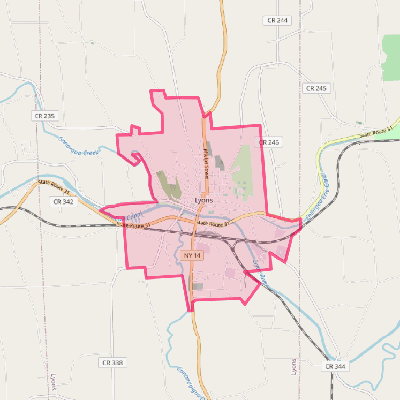 Map of Lyons