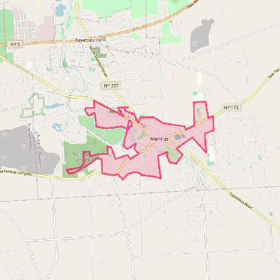 Map of Manlius