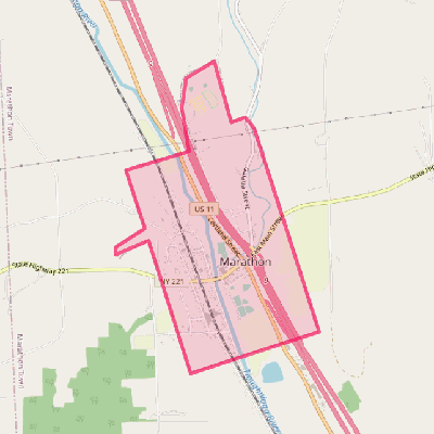 Map of Marathon