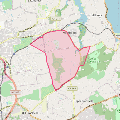 Map of Matinecock