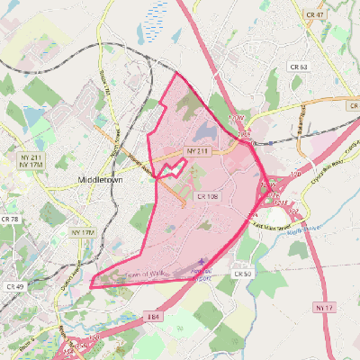 Map of Mechanicstown