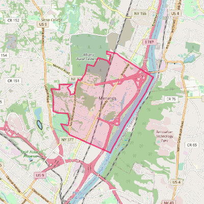 Map of Menands