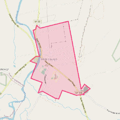 Map of Middleburgh