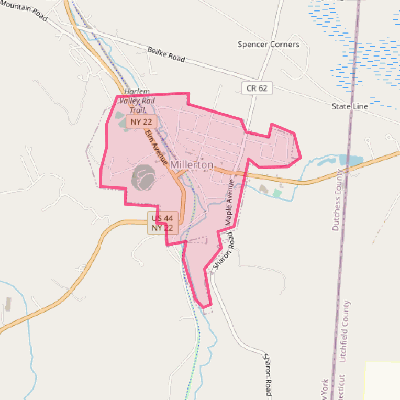 Map of Millerton