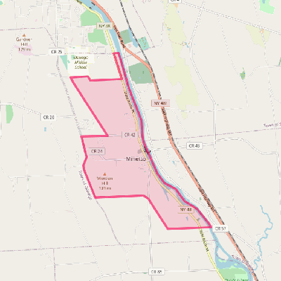 Map of Minetto