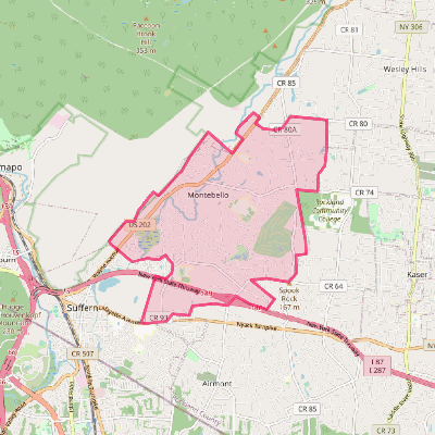 Map of Montebello