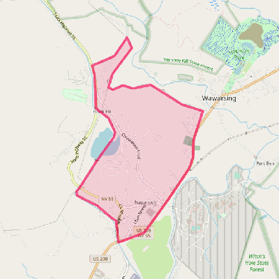 Map of Napanoch