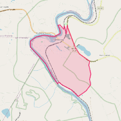 Map of Narrowsburg