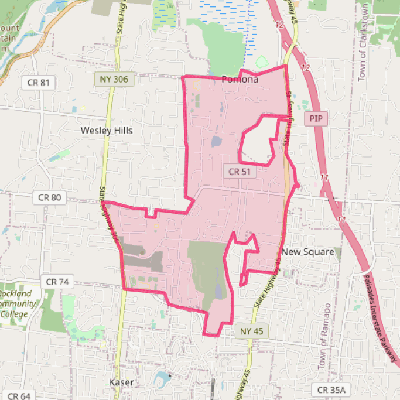 Map of New Hempstead