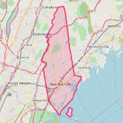 Map of New Rochelle
