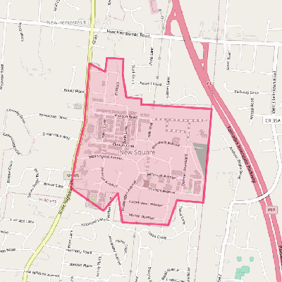 Map of New Square