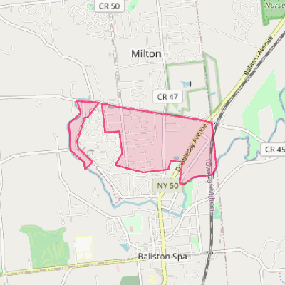 Map of North Ballston Spa
