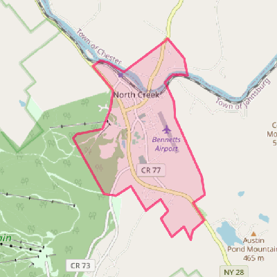 Map of North Creek