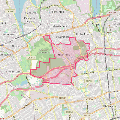 Map of North Hills