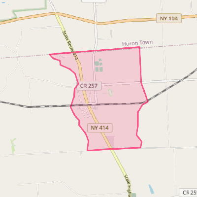 Map of North Rose