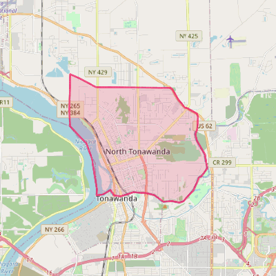 Map of North Tonawanda