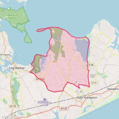 Map of Northwest Harbor