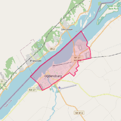 Map of Ogdensburg