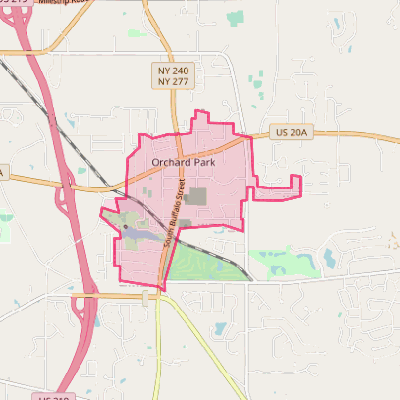 Map of Orchard Park