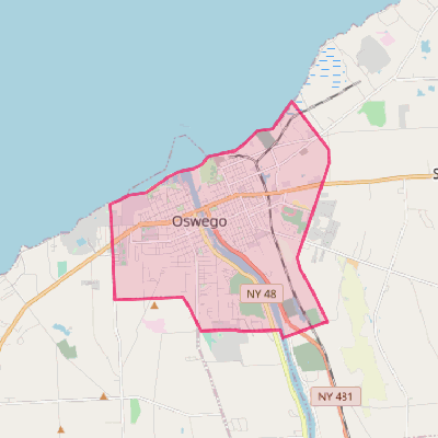 Map of Oswego
