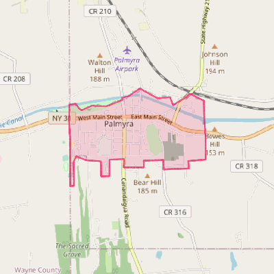 Map of Palmyra