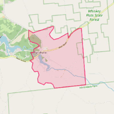 Map of Parishville