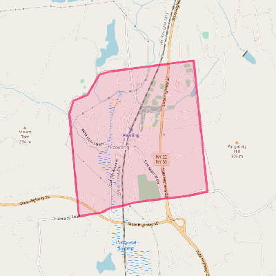 Map of Pawling