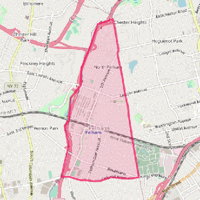 Map of Pelham