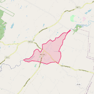 Map of Pine Bush