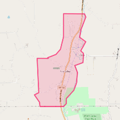 Map of Pine Valley