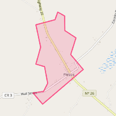 Map of Plessis