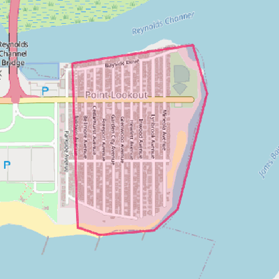 Map of Point Lookout