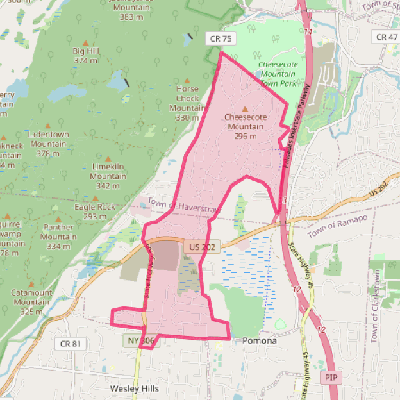Map of Pomona
