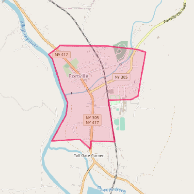 Map of Portville