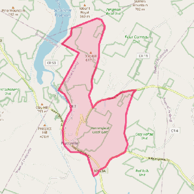 Map of Prattsville