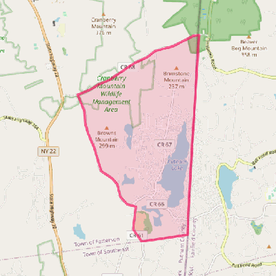 Map of Putnam Lake