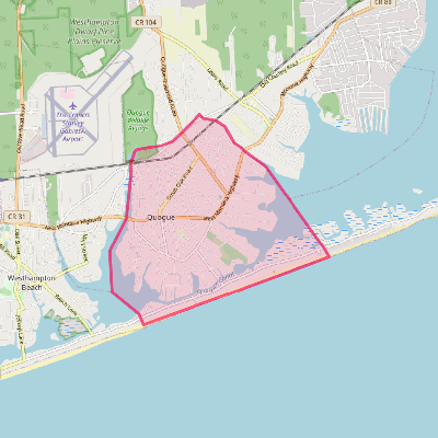 Map of Quogue